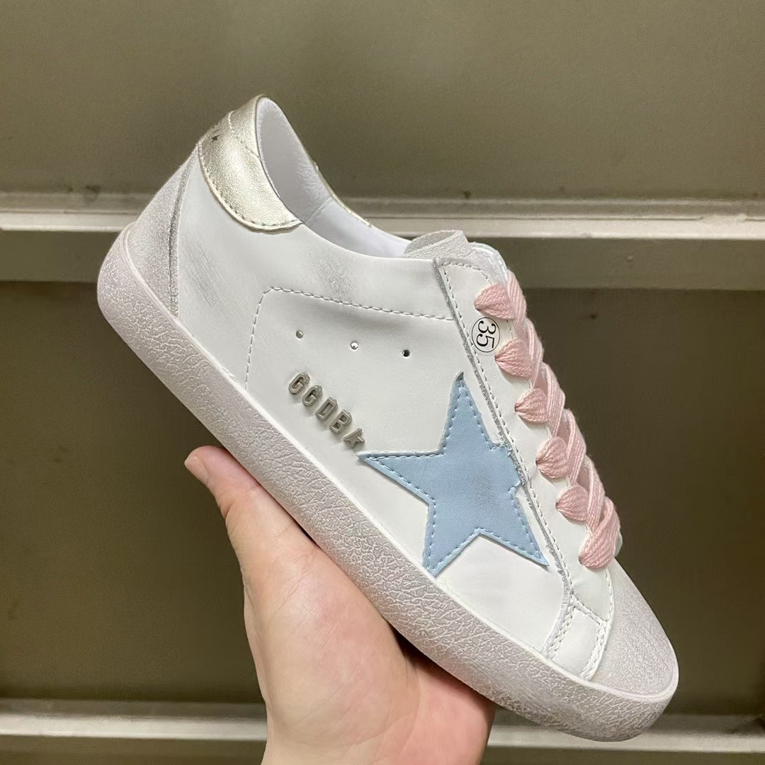 Golden Goose Vintage Distressed Sneakers #326