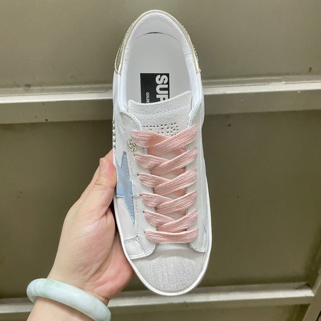 Golden Goose Vintage Distressed Sneakers #326