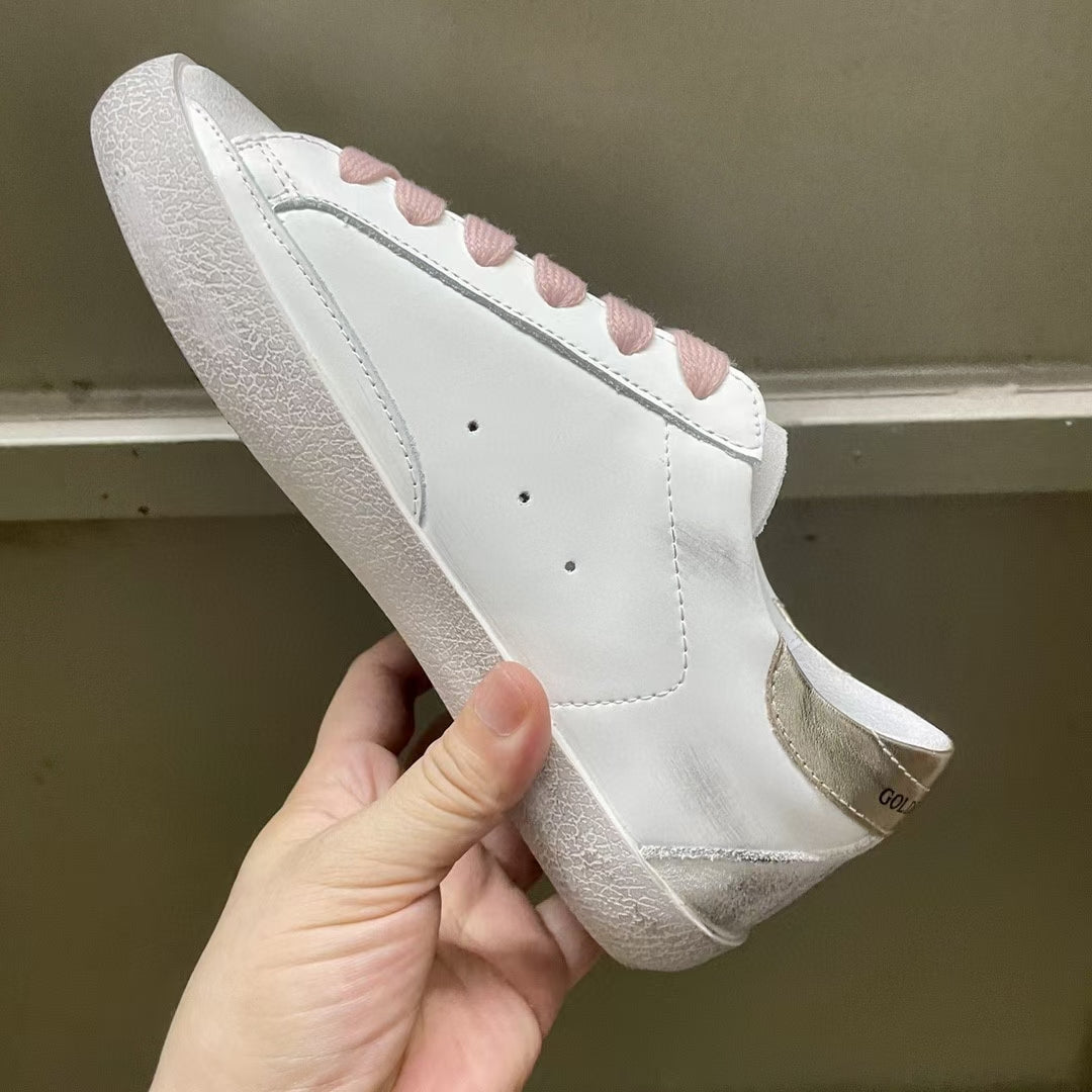 Golden Goose Vintage Distressed Sneakers #326
