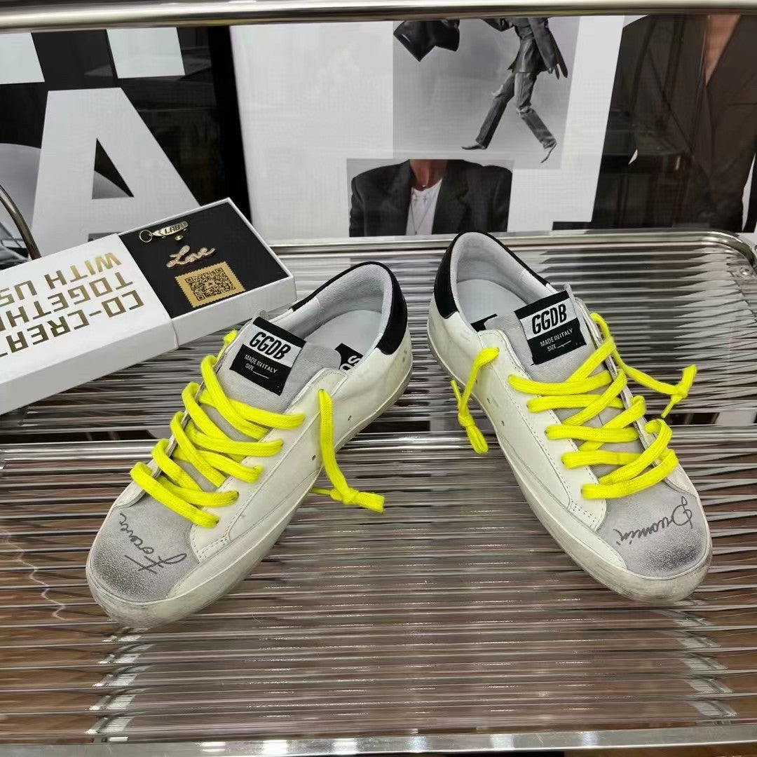 Golden Goose Vintage Distressed Sneakers #330