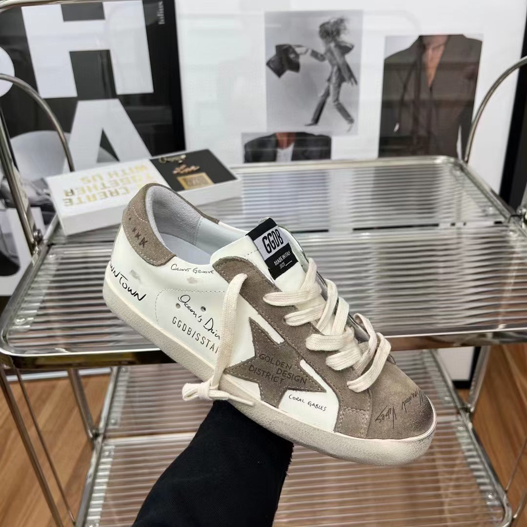 Golden Goose Vintage Distressed Sneakers #318
