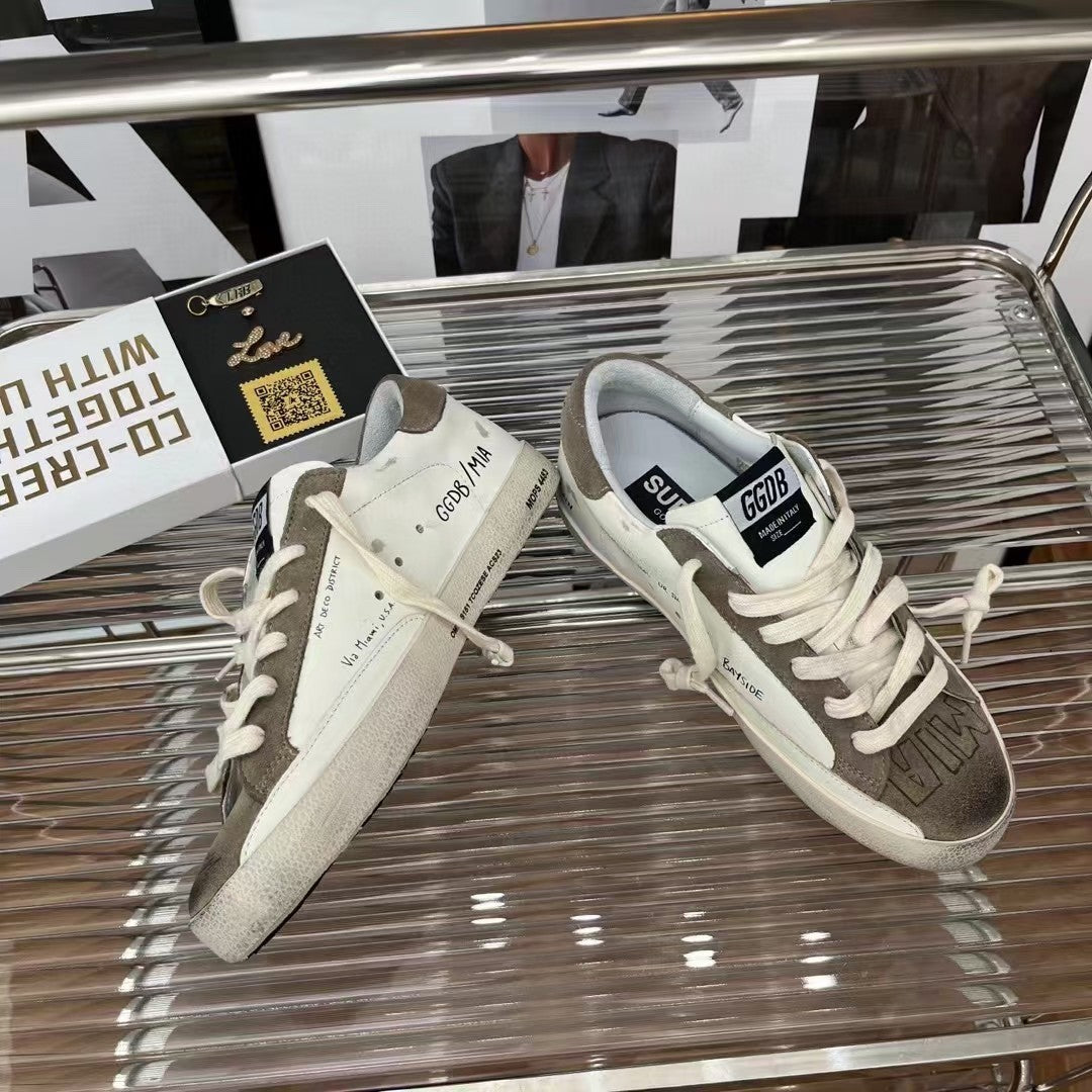 Golden Goose Vintage Distressed Sneakers #318