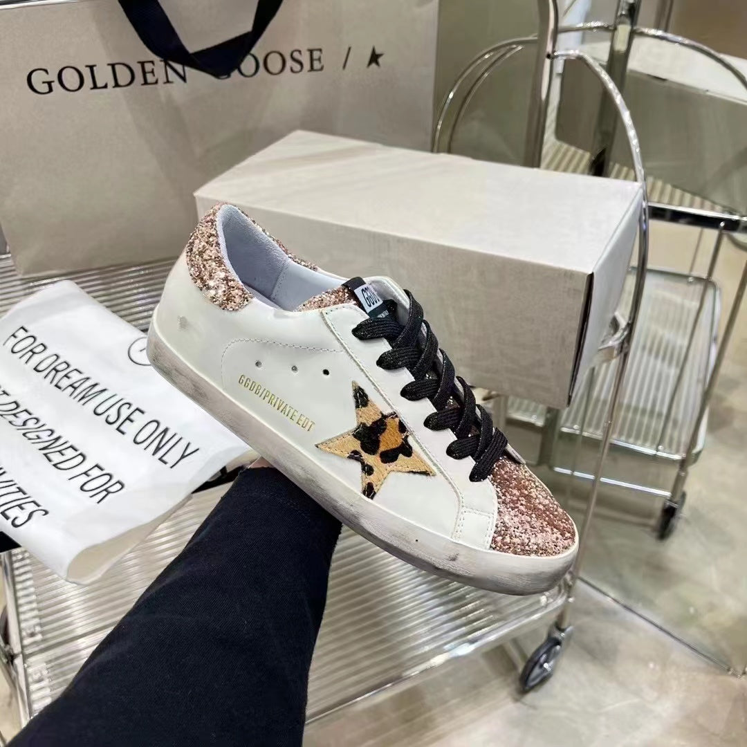 Golden Goose Vintage Distressed Sneakers #320
