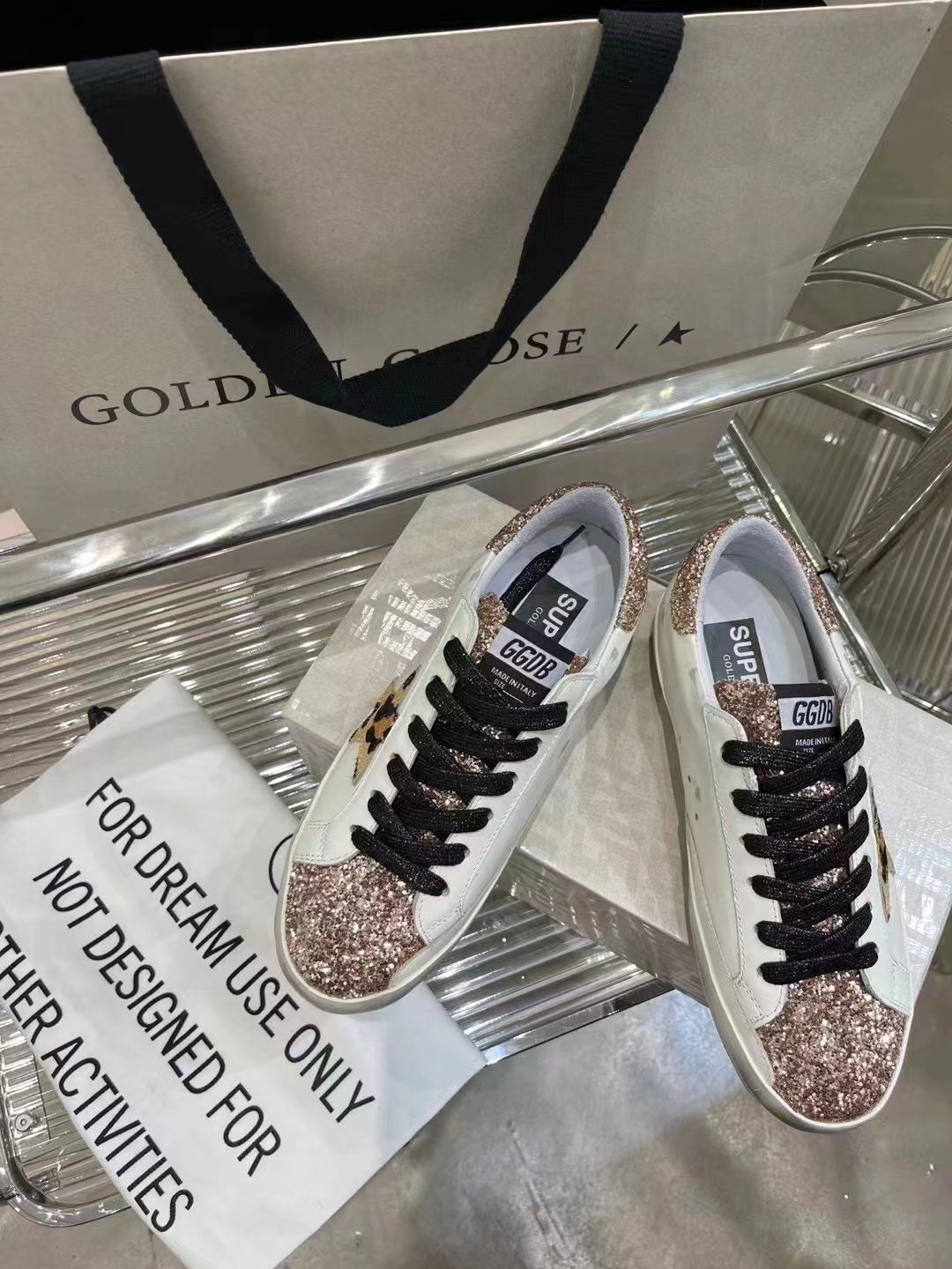 Golden Goose Vintage Distressed Sneakers #320