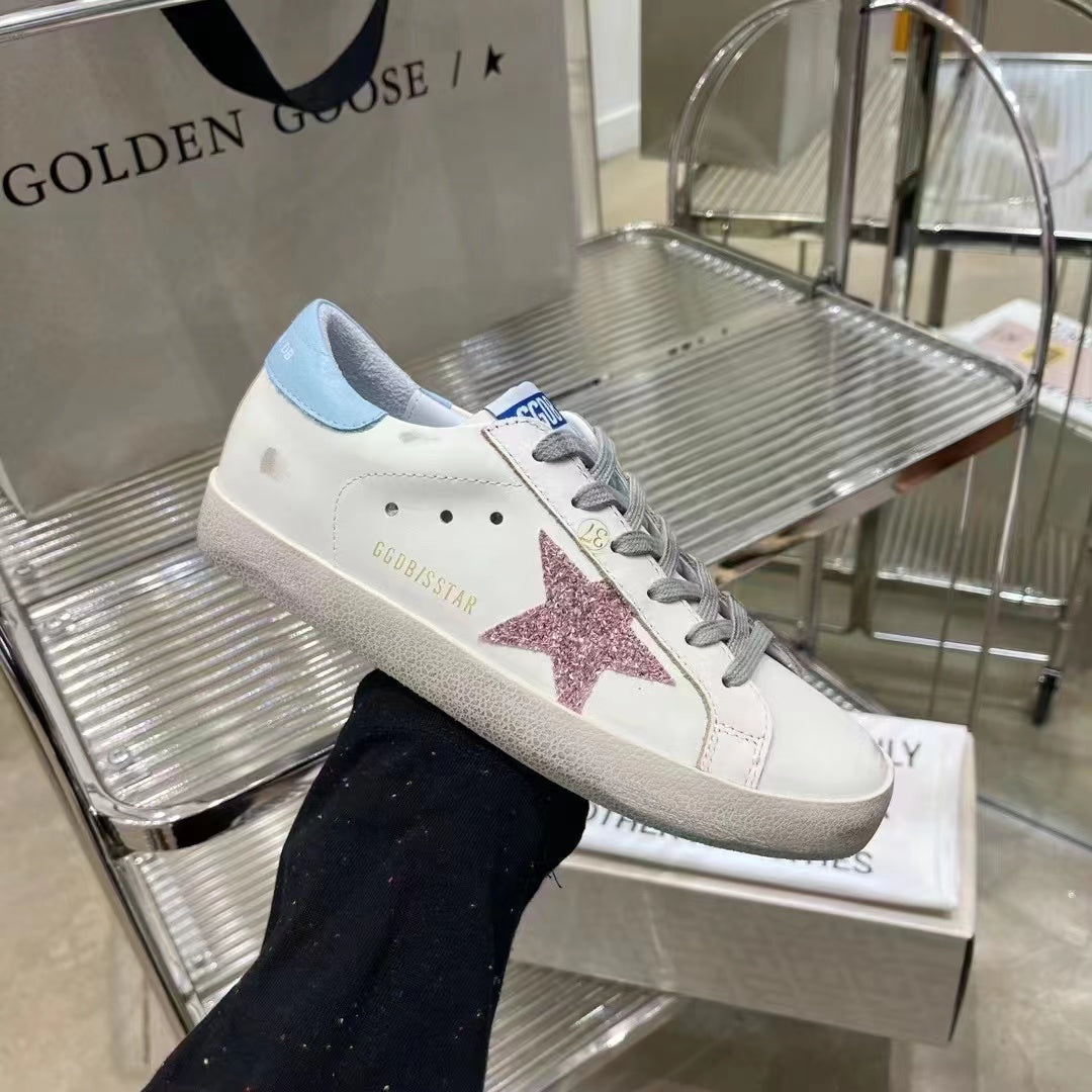 Golden Goose Vintage Distressed Sneakers #324