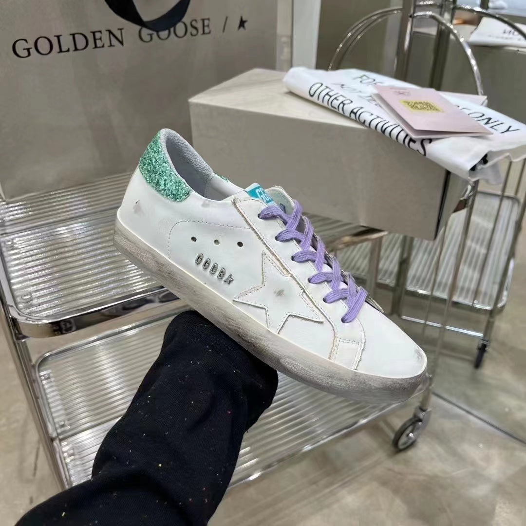Golden Goose Vintage Distressed Sneakers #325