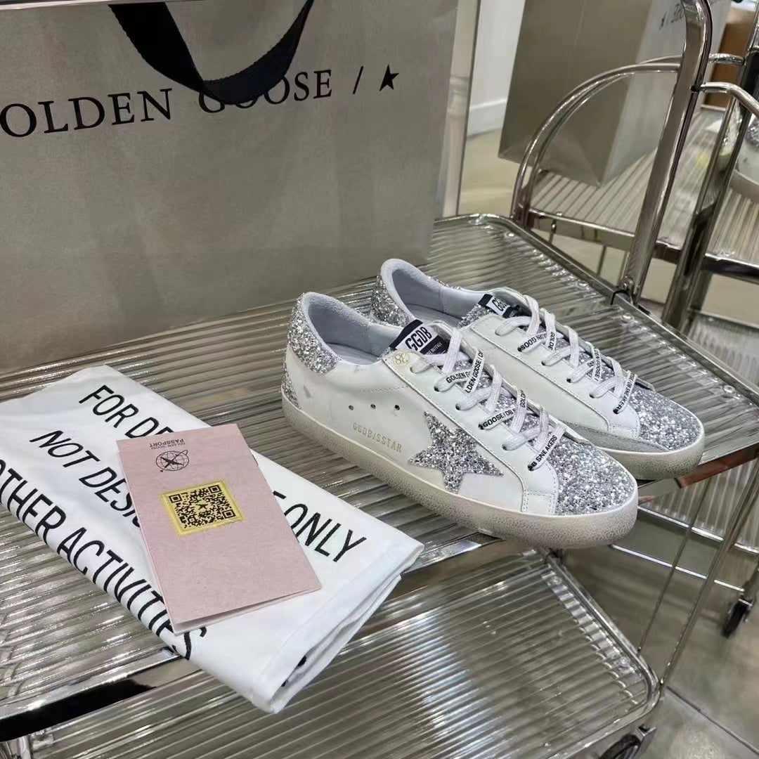 Golden Goose Vintage Distressed Sneakers #321