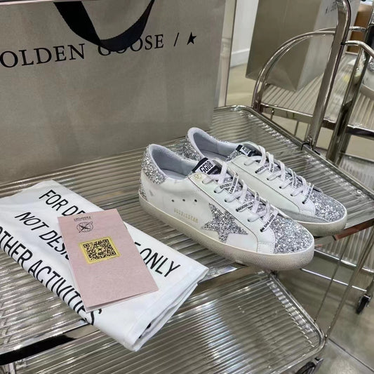 Golden Goose Vintage Distressed Sneakers #321