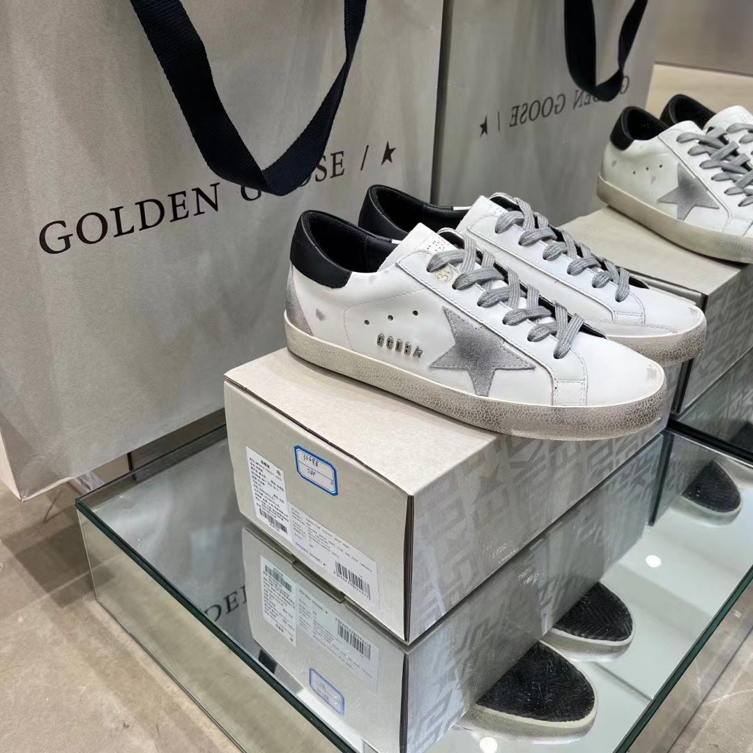 Golden Goose Vintage Distressed Sneakers #323