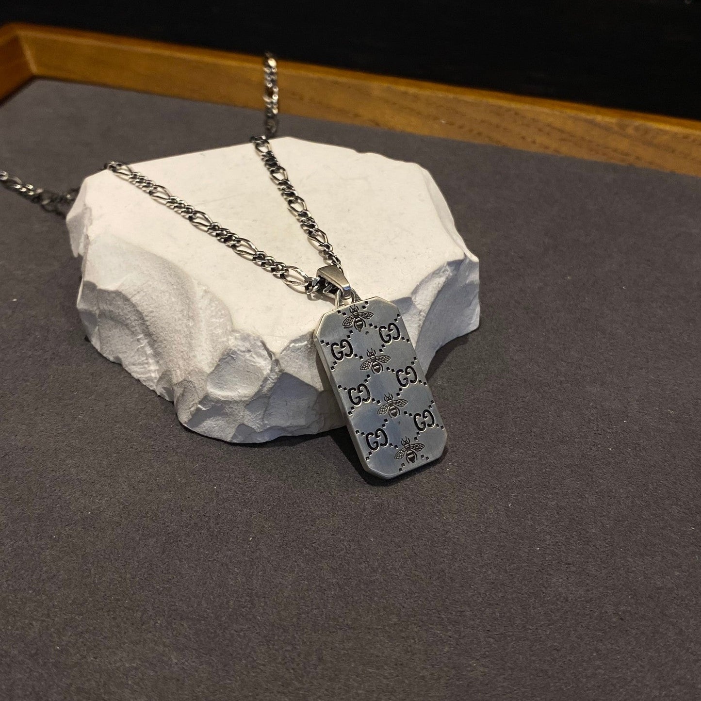 Gucci Vintage Double G Necklace
