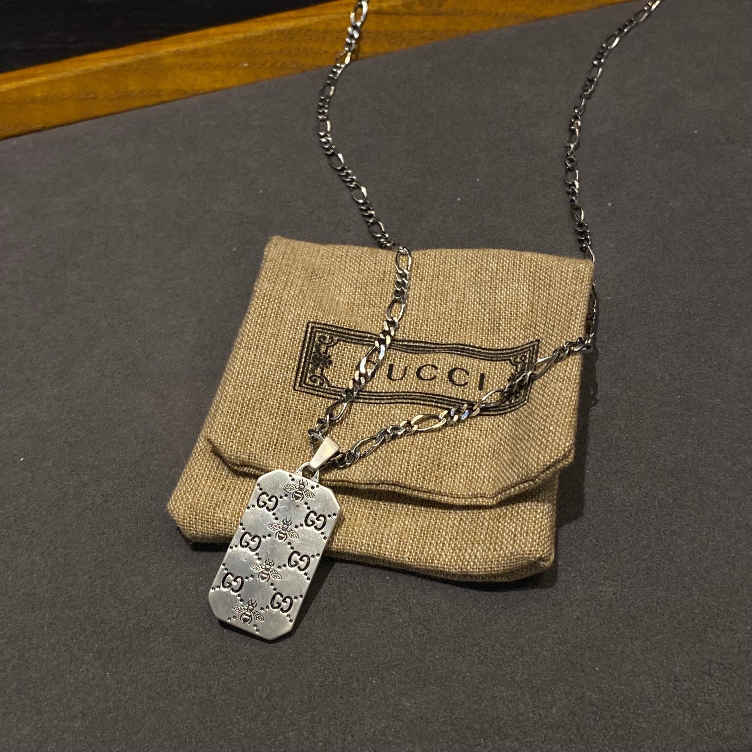 Gucci Vintage Double G Necklace