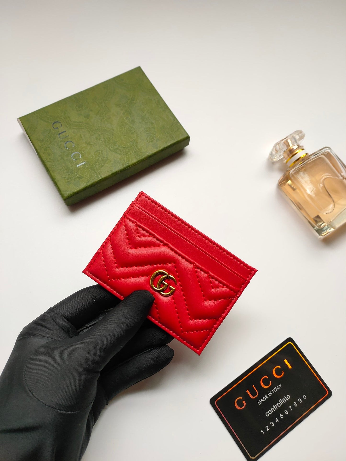 Gucci Leather Double G Fashion Accessory