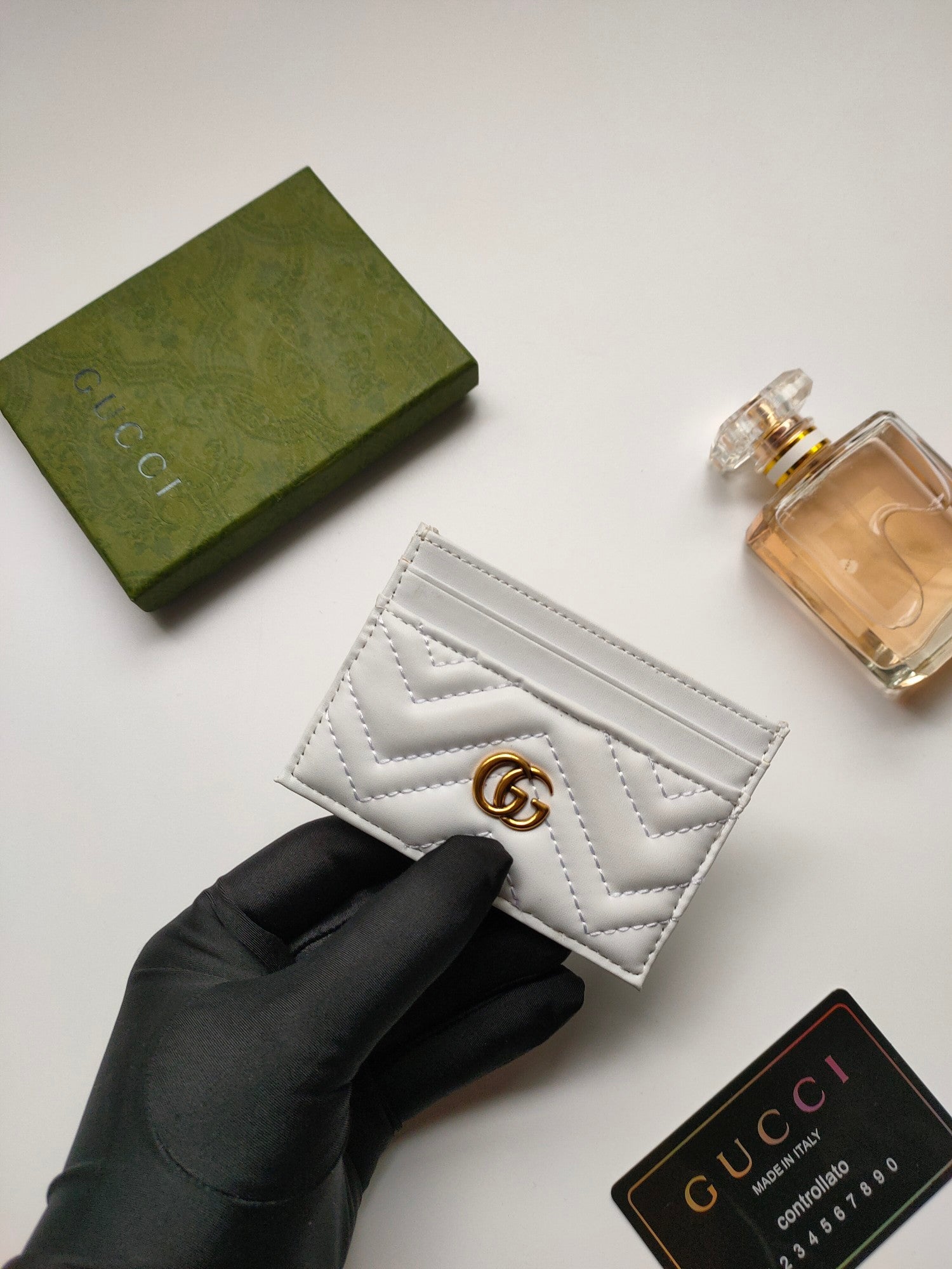Gucci Leather Double G Fashion Accessory
