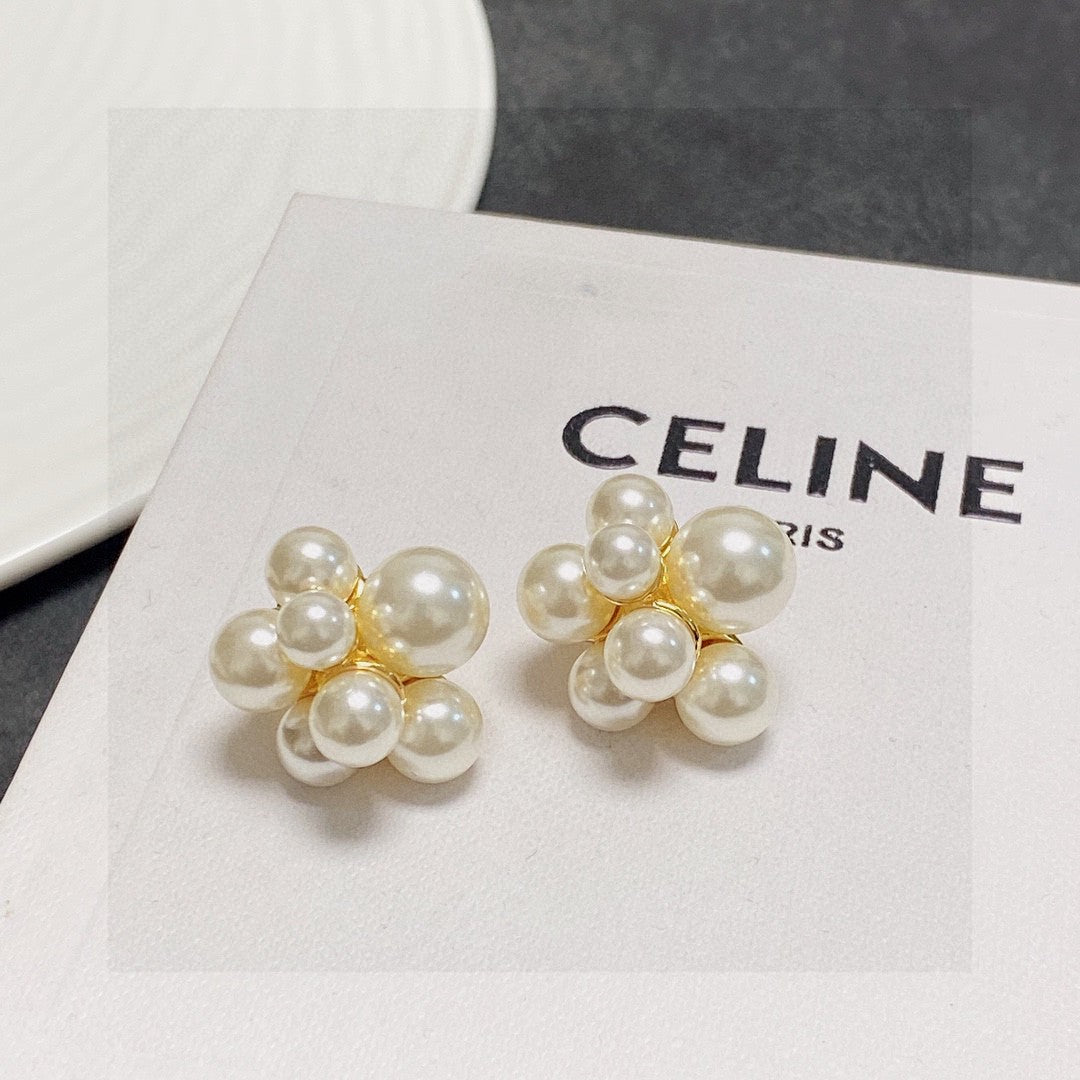 CELINE Pearl Earrings