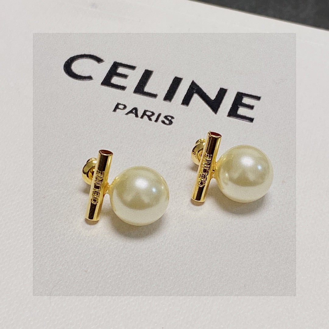 CELINE Pearl Earrings