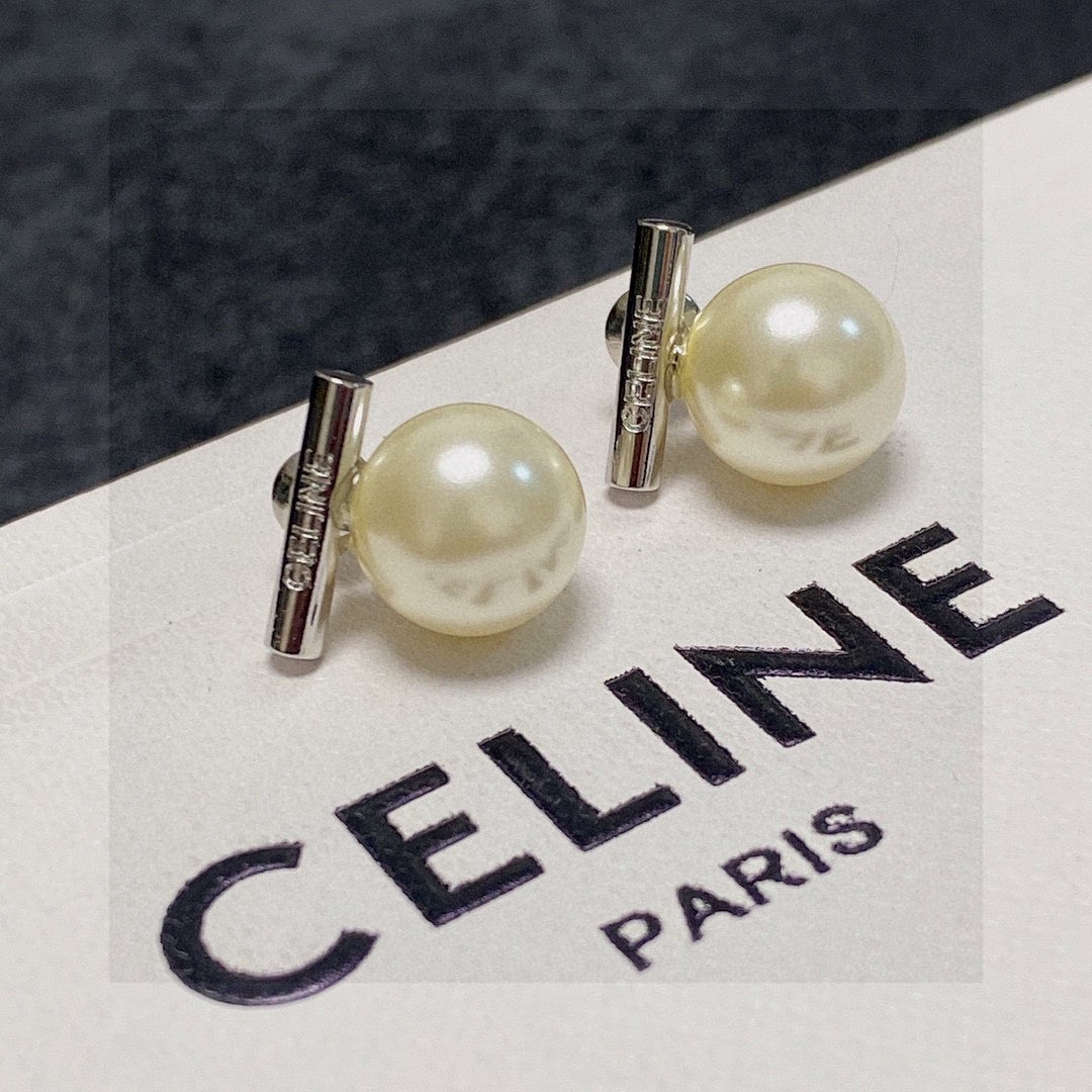 CELINE Pearl Earrings