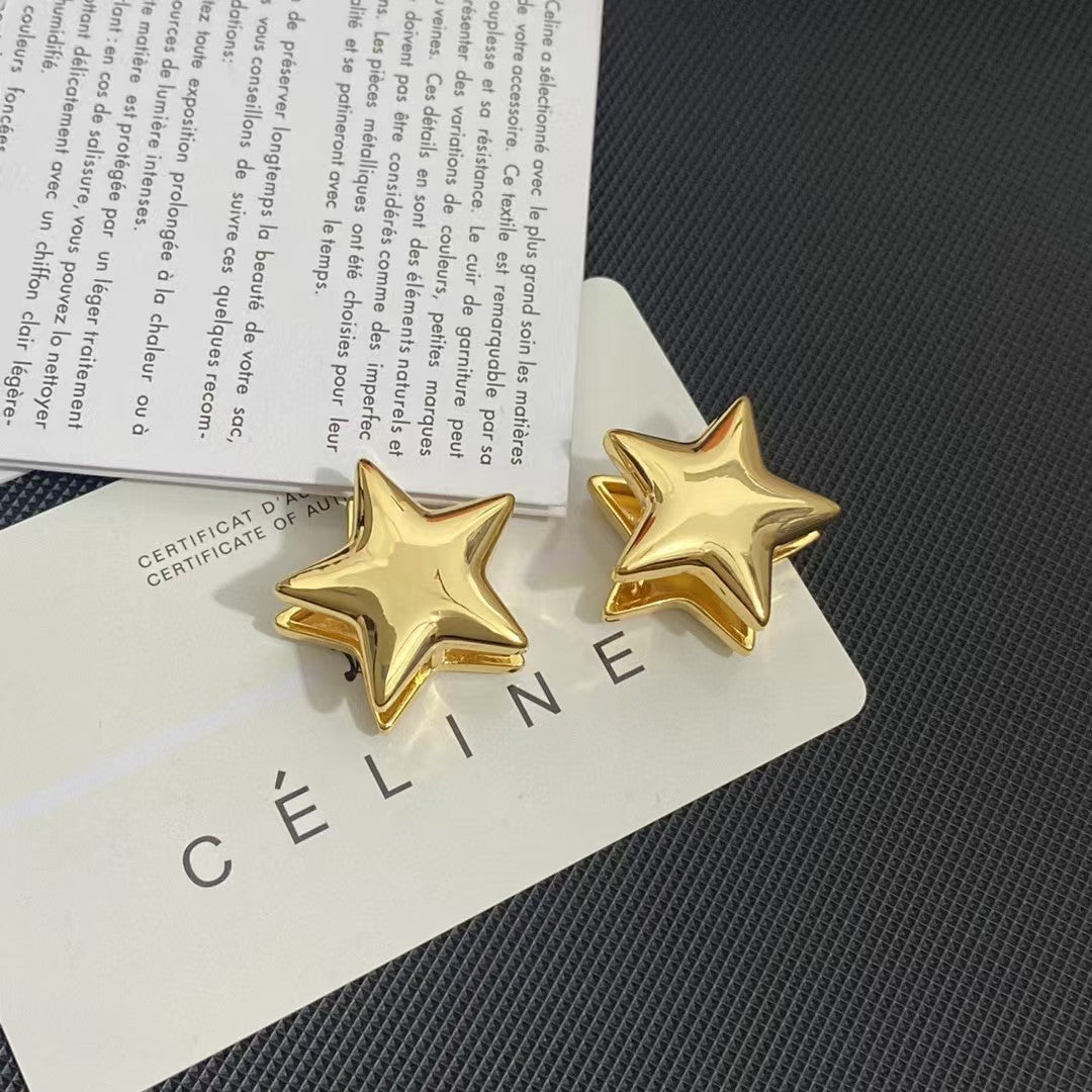 CELINE Triomphe Earrings