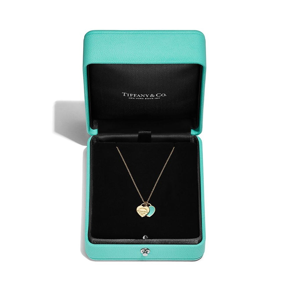 Tiffany & Co. Enamel Heart Necklace
