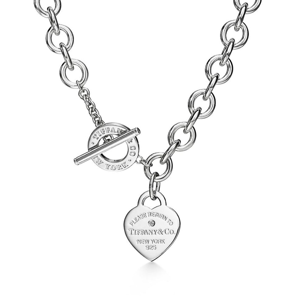 Tiffany & Co. 925 Silver Heart Necklace