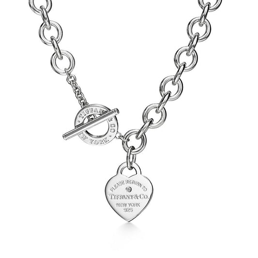 Tiffany & Co. 925 Silver Heart Necklace