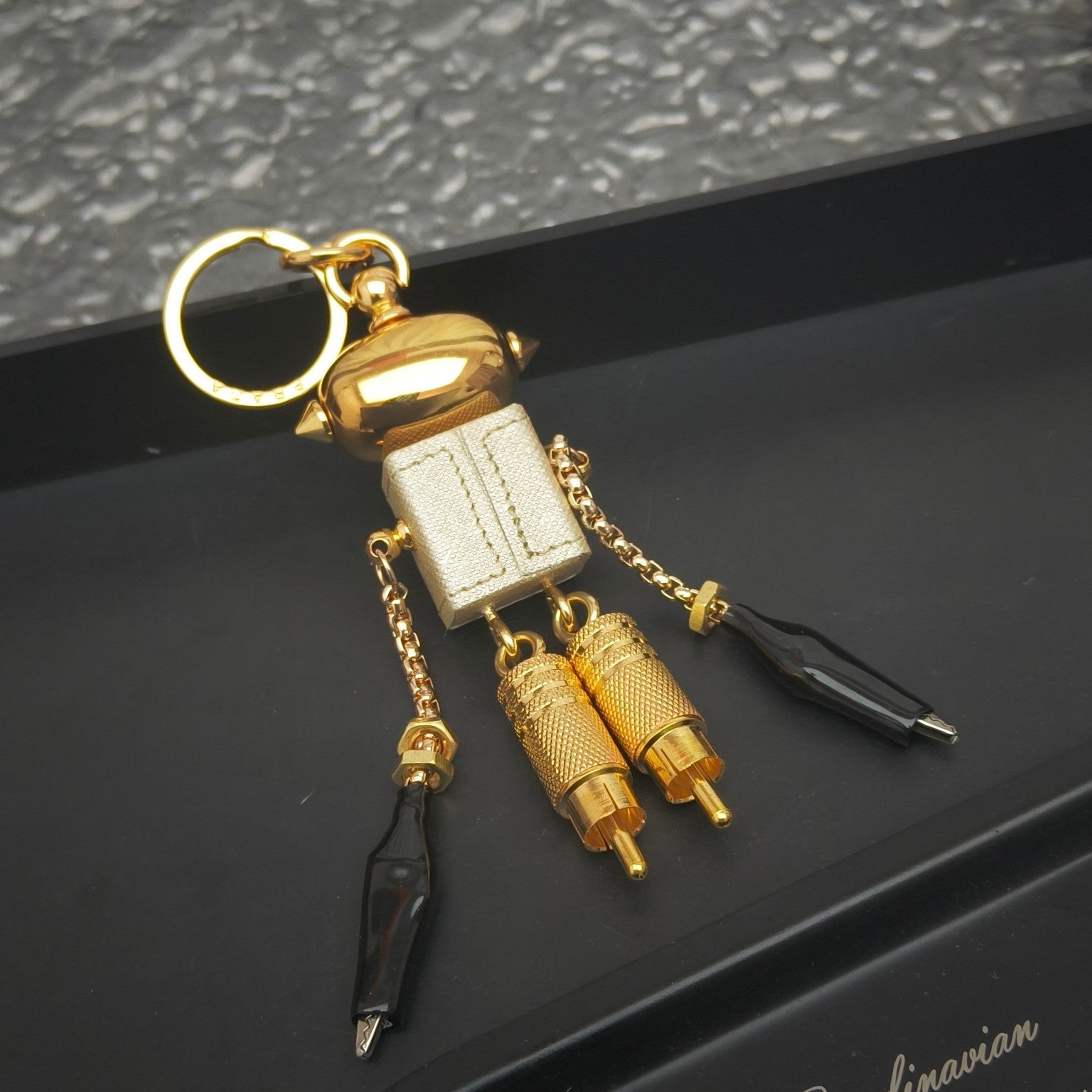 PRADA Stainless Steel Enamel Fashion Accessory