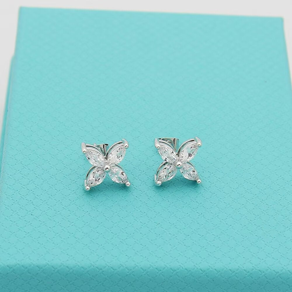 Tiffany & Co.Snowflake Marquise Stud Earrings