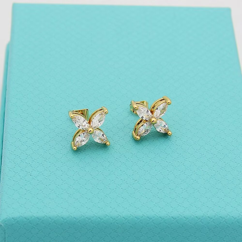 Tiffany & Co.Snowflake Marquise Stud Earrings