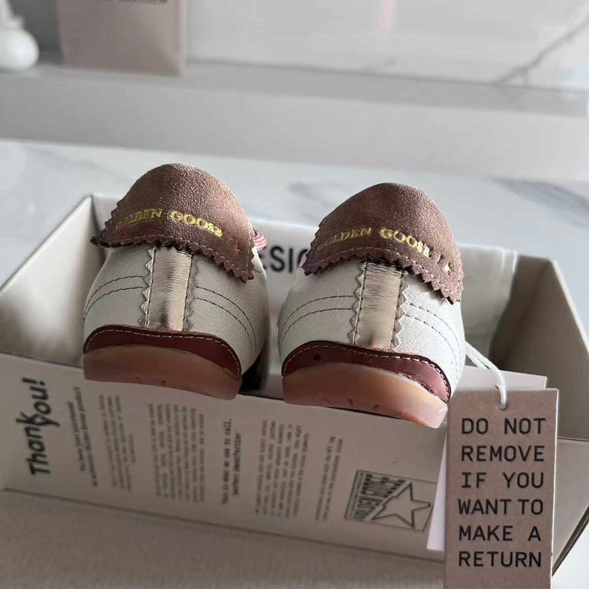 Golden Goose Vintage Distressed Sneakers #173