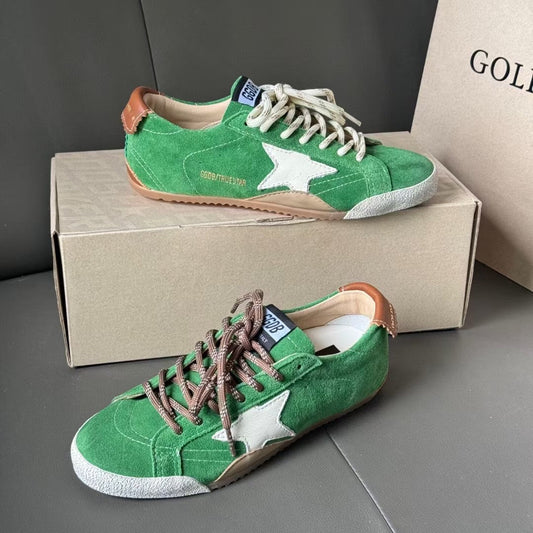 Golden Goose Vintage Distressed Sneakers #058