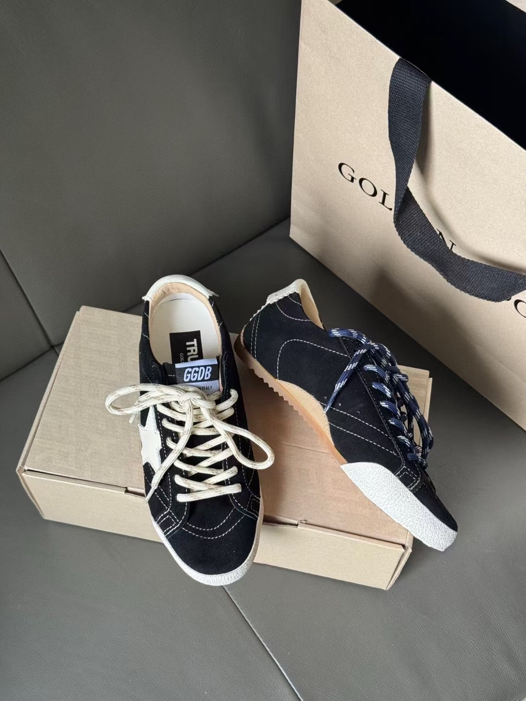 Golden Goose Vintage Distressed Sneakers #170