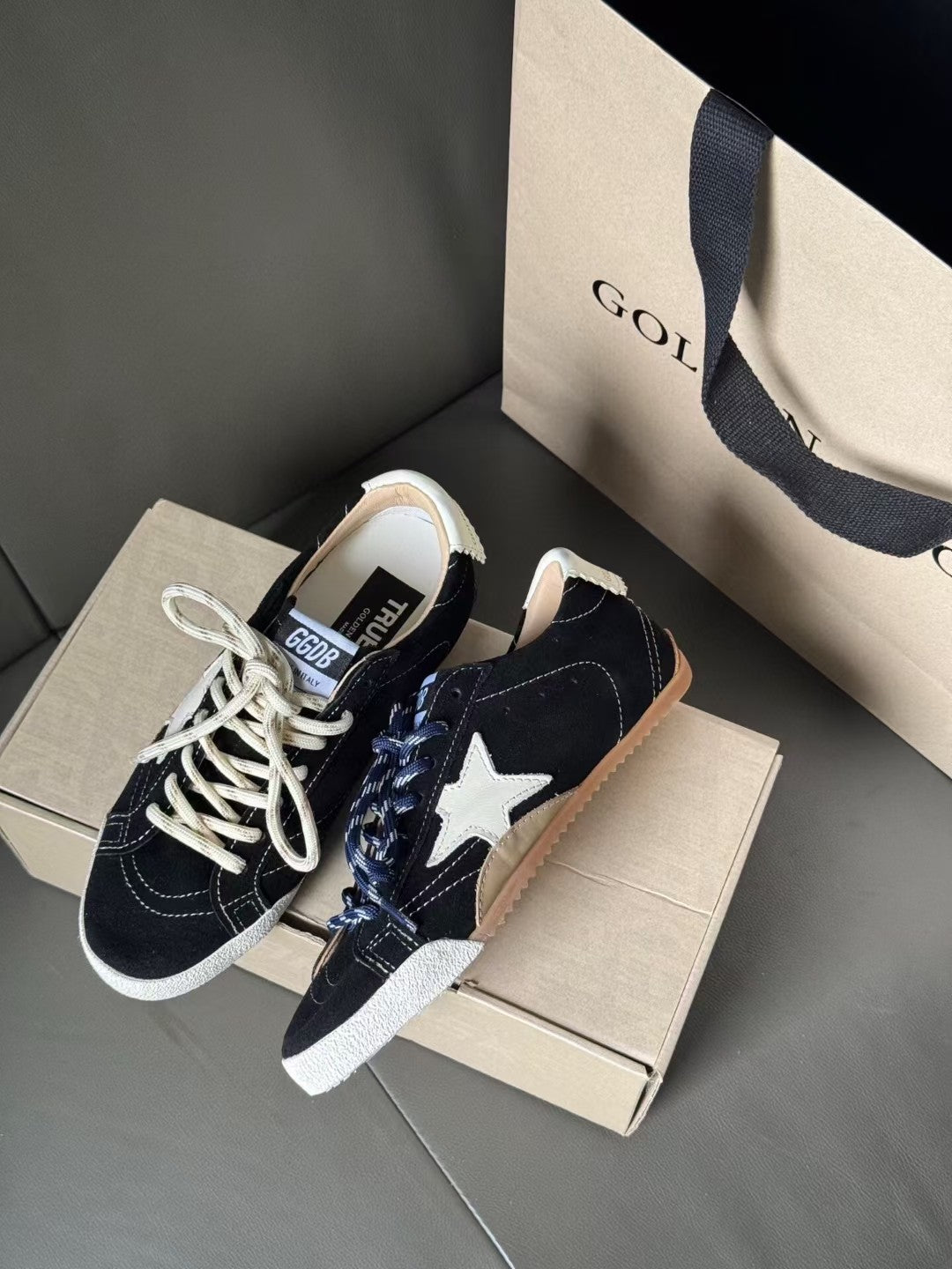 Golden Goose Vintage Distressed Sneakers #170