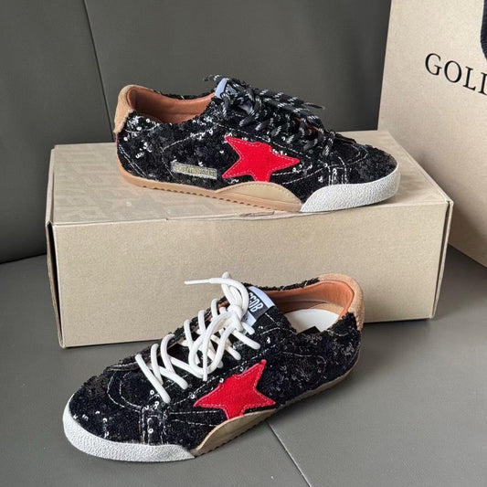 Golden Goose Vintage Distressed Sneakers #064