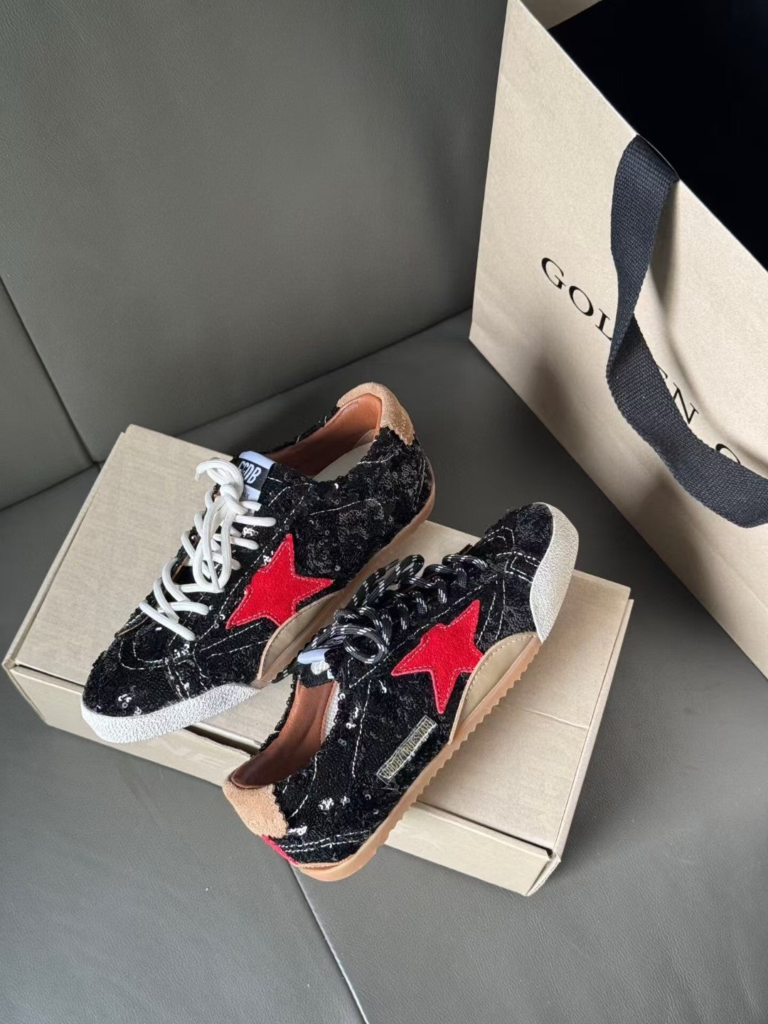 Golden Goose Vintage Distressed Sneakers #064