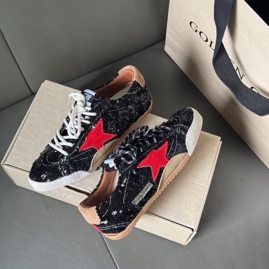 Golden Goose Vintage Distressed Sneakers #069