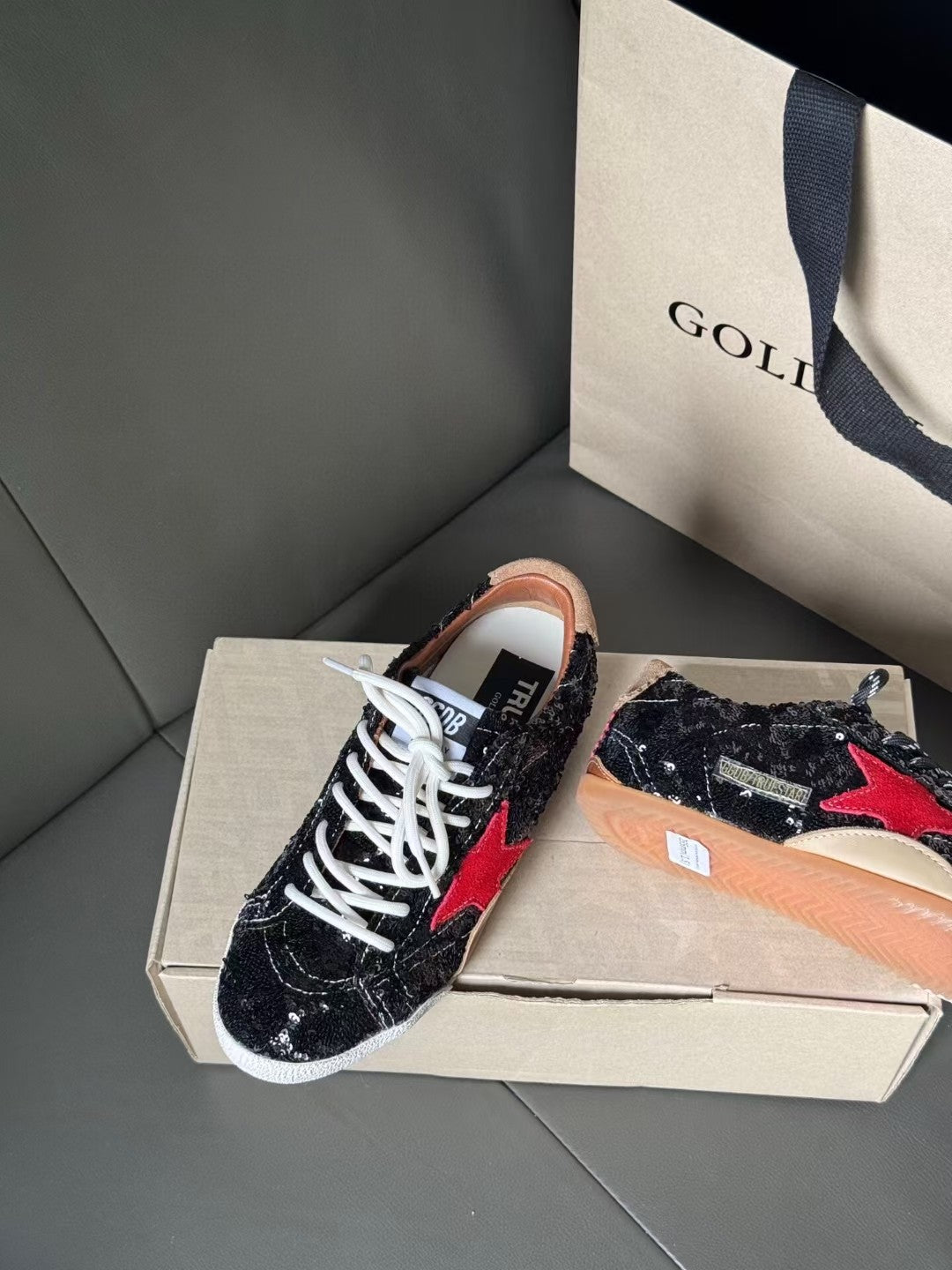 Golden Goose Vintage Distressed Sneakers #064