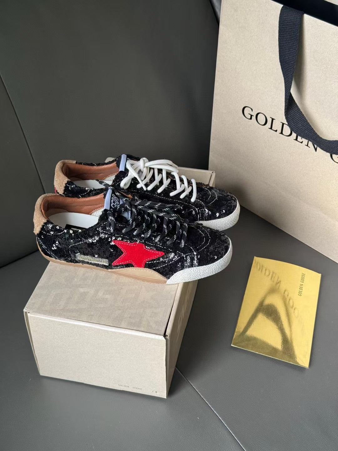 Golden Goose Vintage Distressed Sneakers #064