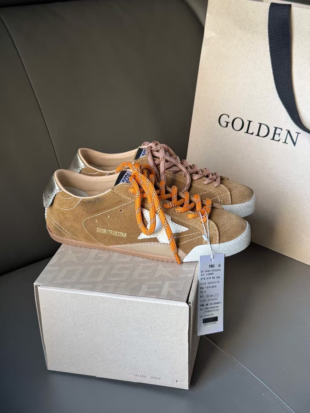 Golden Goose Vintage Distressed Sneakers #162