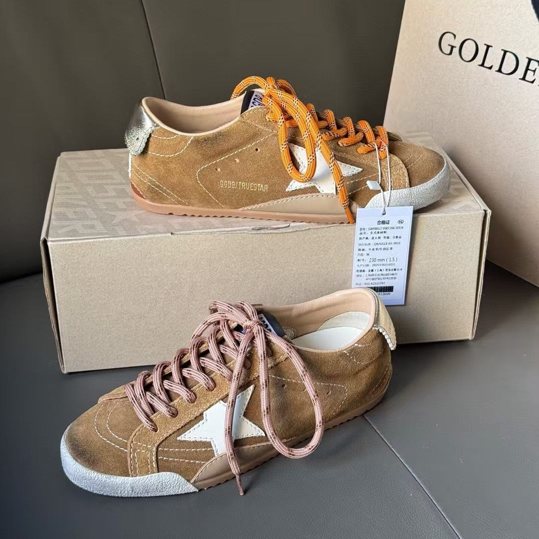 Golden Goose Vintage Distressed Sneakers #162