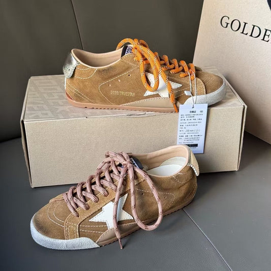 Golden Goose Vintage Distressed Sneakers #162