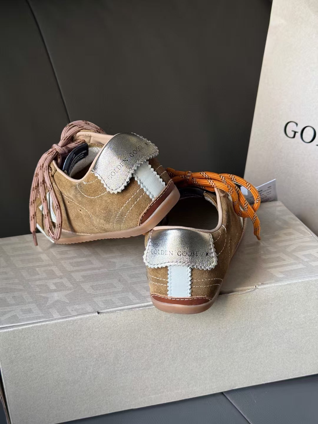 Golden Goose Vintage Distressed Sneakers #162