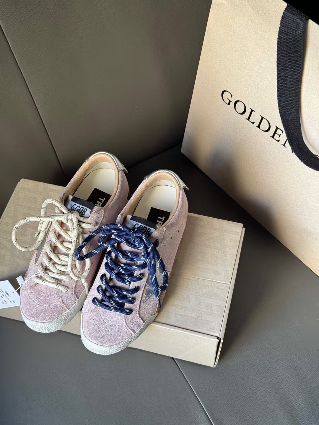 Golden Goose Vintage Distressed Sneakers #169