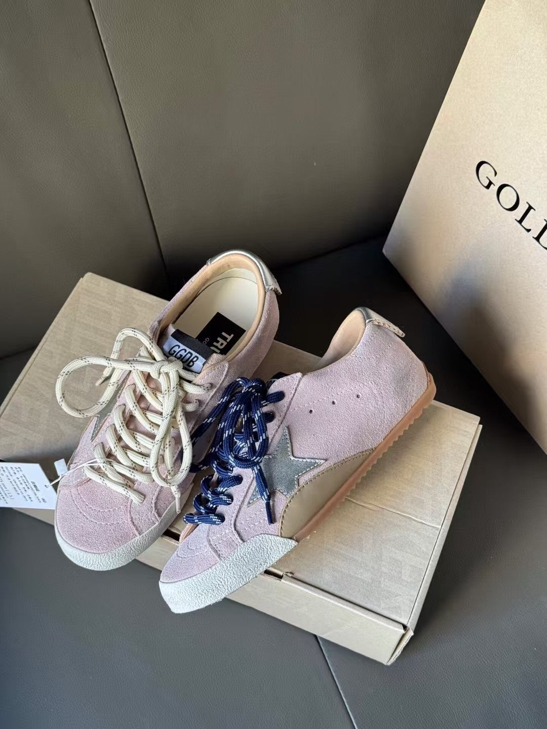 Golden Goose Vintage Distressed Sneakers #169