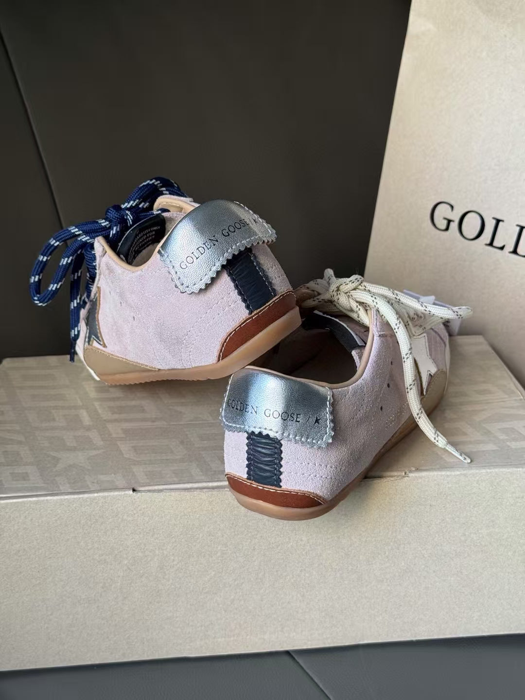 Golden Goose Vintage Distressed Sneakers #169