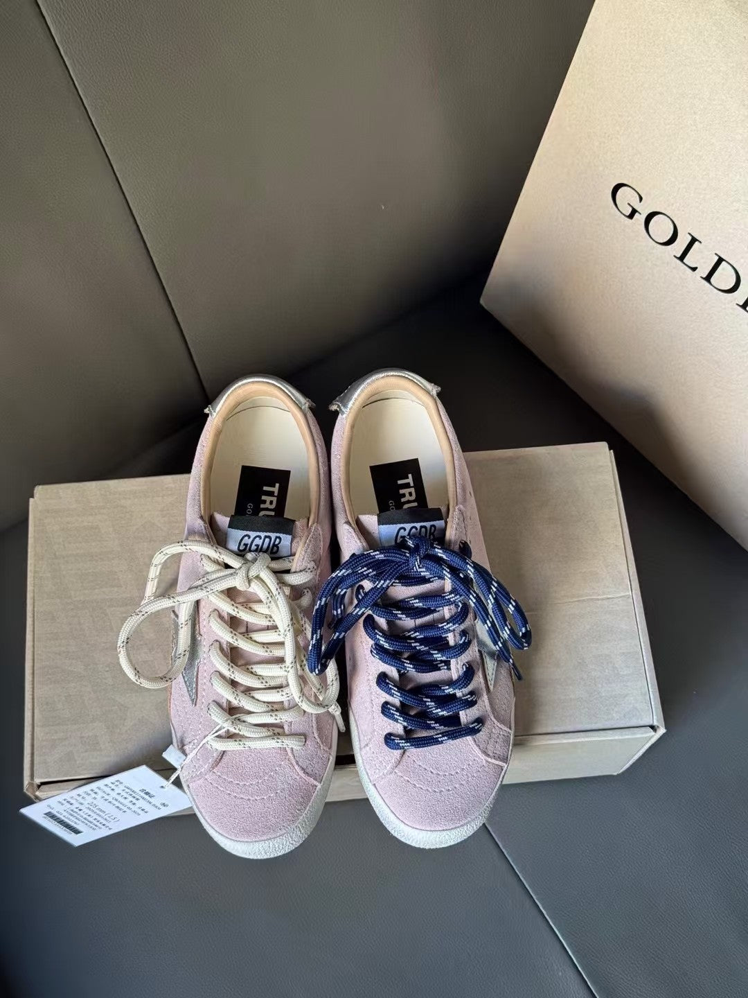 Golden Goose Vintage Distressed Sneakers #169