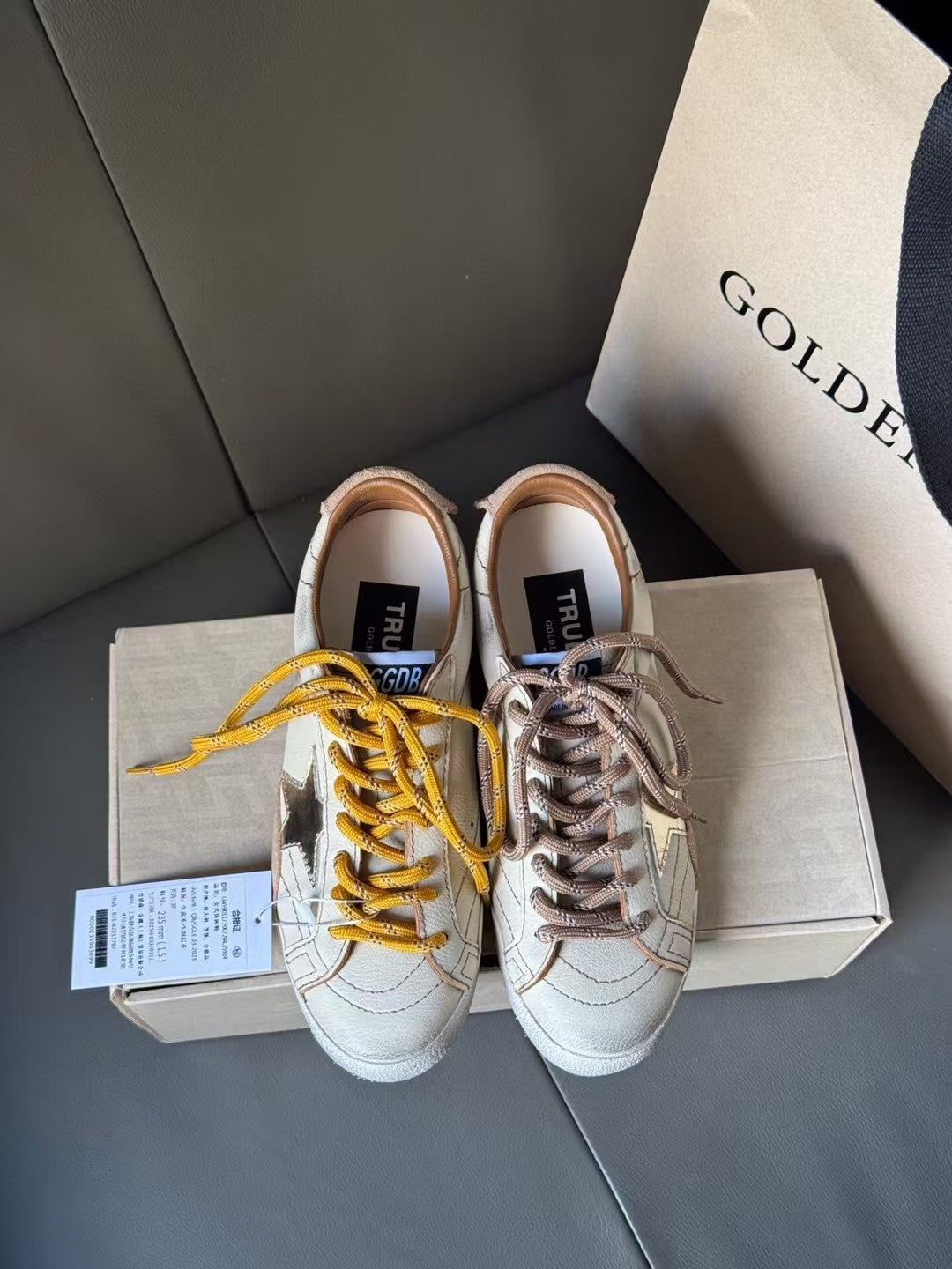 Golden Goose Vintage Distressed Sneakers #171