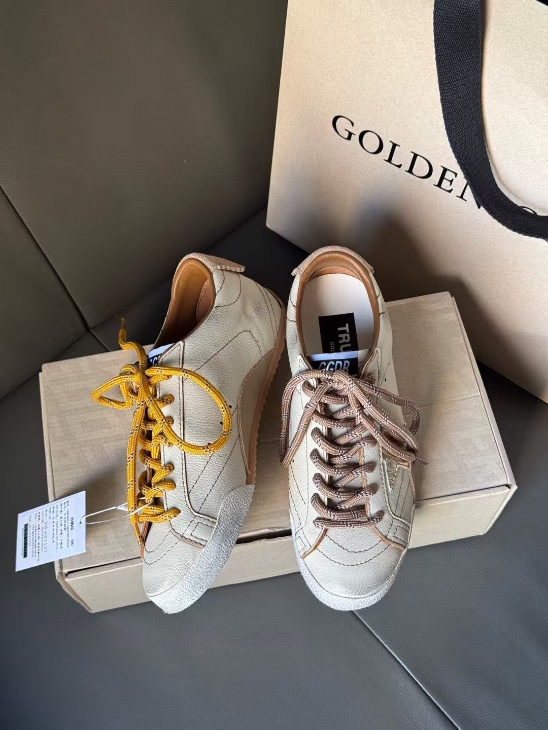 Golden Goose Vintage Distressed Sneakers #171