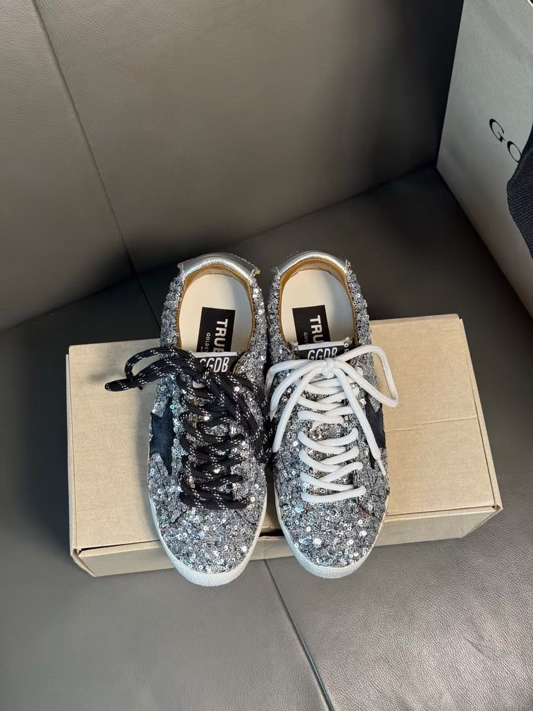 Golden Goose Vintage Distressed Sneakers #179
