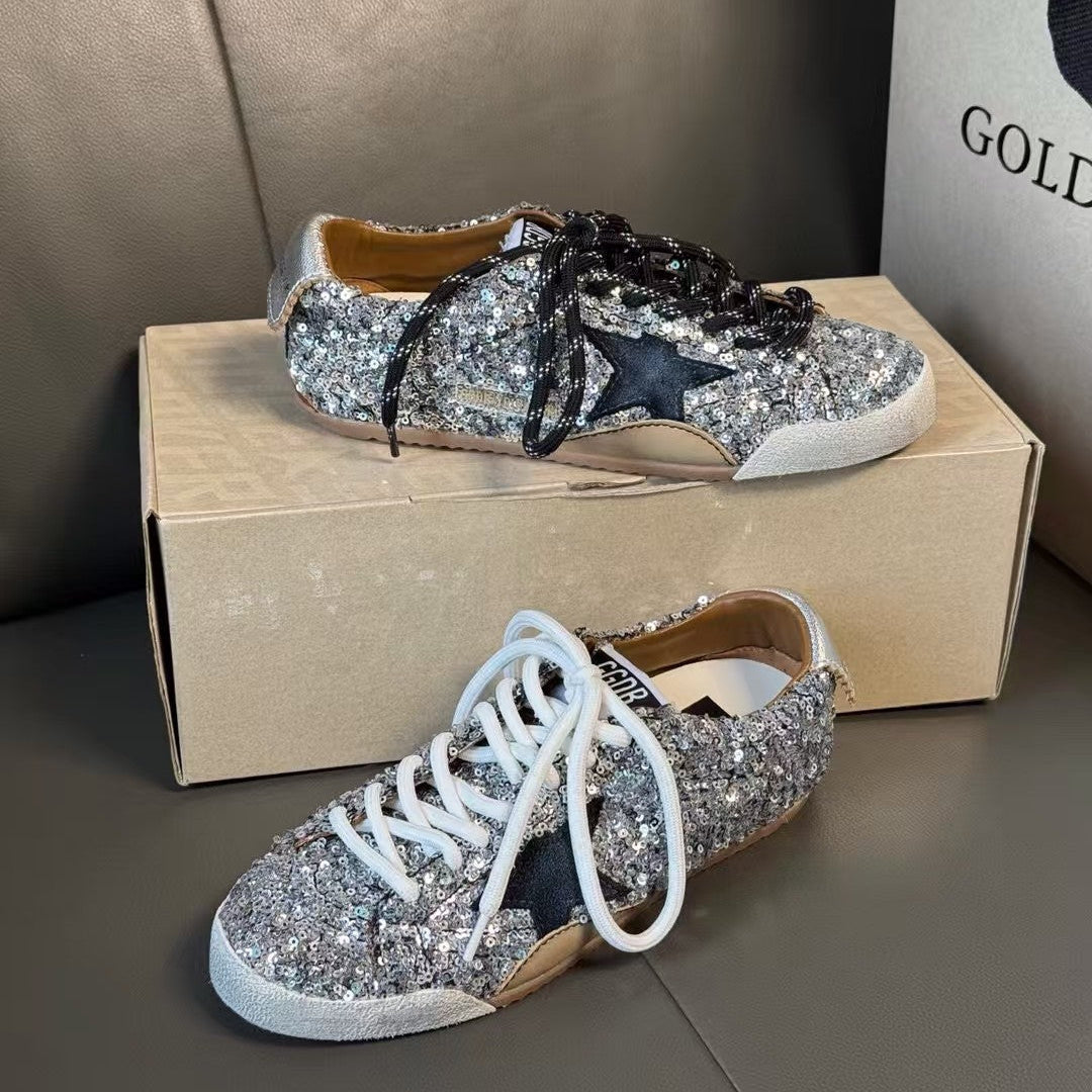 Golden Goose Vintage Distressed Sneakers #179