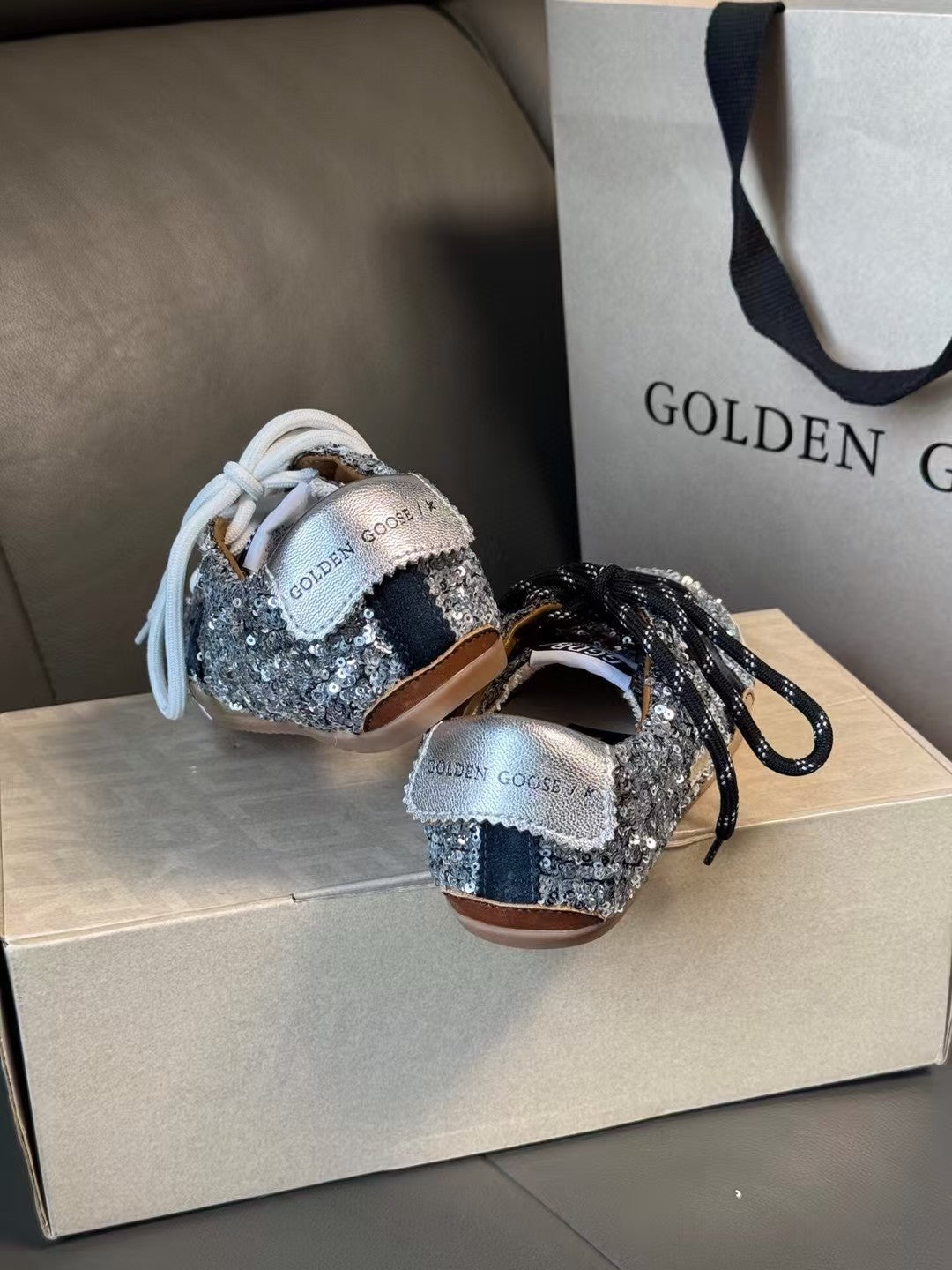 Golden Goose Vintage Distressed Sneakers #179