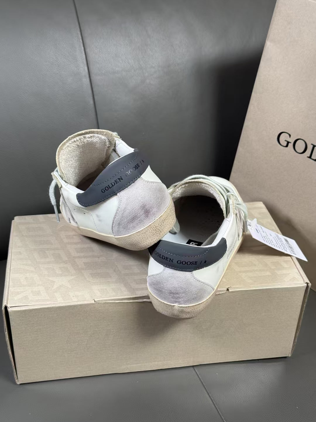 Golden Goose Vintage Distressed Sneakers #222